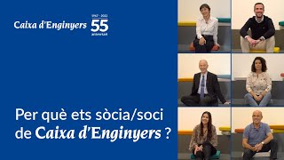 Per què ets sòciasoci de Caixa Enginyers 55AnysCaixaEnginyers [upl. by Oria]