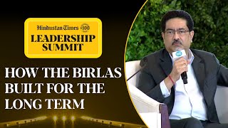 Kumar Mangalam Birla Reflects on Family Legacy Through Changing Times at HTLS 2024 [upl. by Eneladgam]