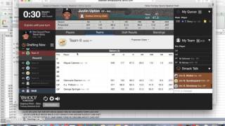 Fantasy Baseball Drafting on Yahoo [upl. by Ihteerp]