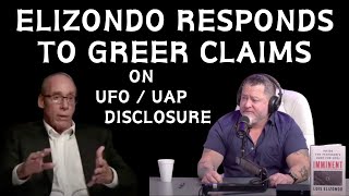 Lue Elizondo and Steven Greer Disagree About UFO Disclosure [upl. by Karna379]