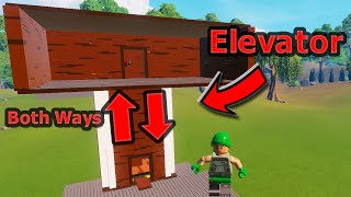 How to make the Ultimate ElevatorLift in LEGO Fortnite [upl. by Kauffmann]