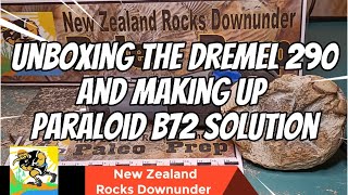 Unboxing Dremel 290 amp Paraloid B72 mixing [upl. by Aruat]