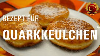 Wunderbares Quarkkeulchen Rezept zum selber backen Omas DDR Rezept [upl. by Jamey575]