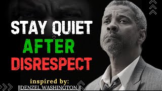 quotSilent Strength Denzel Washington’s Take on Why Not Reacting to Disrespect Speaks Volumesquot [upl. by Ailin]