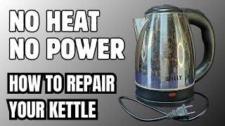 No Heat No Problem Lets Fix Your Electric Kettle STEP BY STEP GUIDE [upl. by Tarabar395]