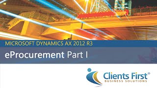 Microsoft Dynamics AX 2012 R3 EProcurement Software Video [upl. by Ethelda328]