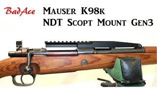 Mauser K98k Lowprofile Scope Mount  installed in minutes without drilling [upl. by Talia]