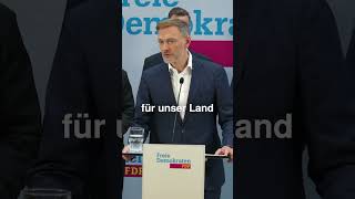 Sofortige Vertrauensfrage christianlindner fdp [upl. by Atla427]