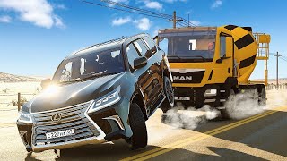 Car Crashes and Dangerous Driving 04  BeamNG Drive [upl. by Amsa]