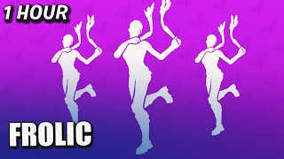 Fortnite Frolic Emote 1 Hour Version IconSeries [upl. by Irrak834]