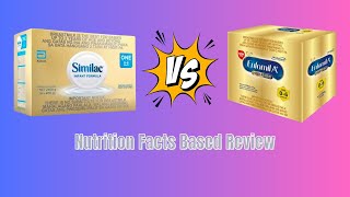 Enfamil VS Similac Nutrition Facts Based Review 06 months old babys milk [upl. by Hogue]