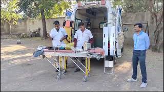 108 ambulance service Demo Haliyad pri school [upl. by Haelat256]