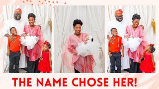 Our Nigerian BABYNAMING CEREMONY  Part 1  Name Reveal For Valentine Baby ❤️ [upl. by Inaliel128]