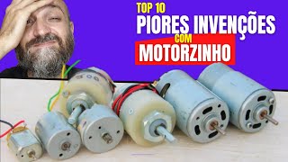 TOP 10 PIORES INVENÇÕES com MOTORZINHO compilação invenções simples e legais [upl. by Northey]