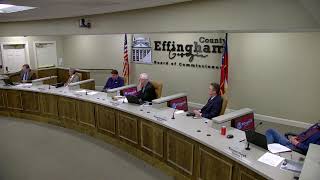 Effingham County Board of Commissioners Meeting January 16th 2024 [upl. by Critchfield]