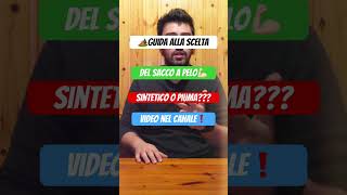 💥Tutorial guida scelta sacco a pelo montagna outdoor [upl. by Naj]