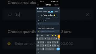 telegram premium and stars kaise buy kare [upl. by Rabka247]