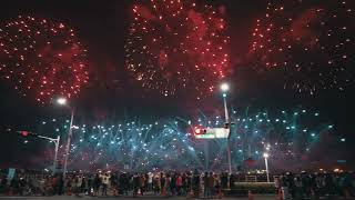 New Years Eve 2023 kaohsiung Taiwan  Full Fireworks Show  front row  亞灣跨年花火第一排 2023  4K [upl. by Acul]