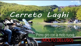 Primo giro con la moto nuova a Cerreto laghi [upl. by Emyaj]