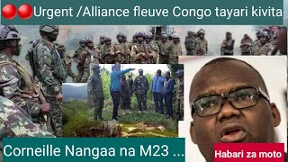 🔴🔴Alliance fleuve Congo Corneille Nangaa na M23 waanza mipango ya vita [upl. by Christel59]