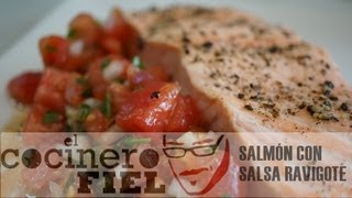 EL COCINERO FIEL 476 SALMÓN CON SALSA RAVIGOTE [upl. by Varini78]