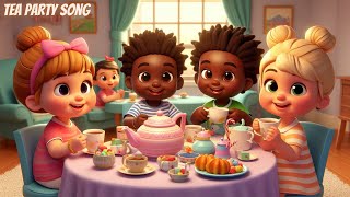 Tea Party Song For Kids  Eisha KidsSongs [upl. by Sidras260]