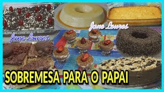 SOBREMESAS DELICIOSAS PARA O PAPAI [upl. by Annorah36]