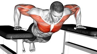 Build Bigger Chest and Arms With Push Ups  10 Best Pushup Exercises [upl. by Gae]