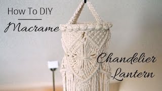 How to Macrame Chandelier Part 1 of 2  Advanced Project [upl. by Ringe540]