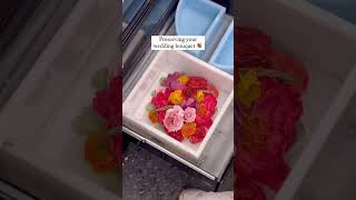 Lovely layout of a wedding bouquet in resin [upl. by Suoicserp]