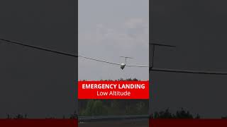 Glider Plane Emergency  Rope Problem  Fast PilotReaction  Segelfliegen Seilproblem  Notlandung [upl. by Adan812]