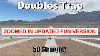 UPDATED ZOOM  Doubles Trapshooting Practice  50 STRAIGHT Finally [upl. by Nilreb859]