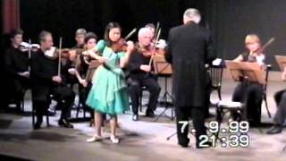 Sayaka Shoji plays PaganiniI Palpiti Conductor SSondeckis Orchestra of Patras [upl. by Keene]