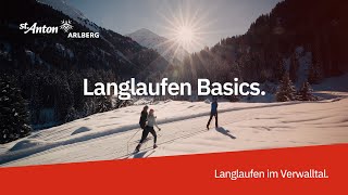 Langlaufen lernen in St Anton am Arlberg  Langlauf Technik Tutorial [upl. by Ecinwahs]