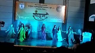 Fergusson College Fest Spandan Dance 💞💃💃🔥🥁ShararaampDolby Walya🥁🔥💃💃💞 spandan dance 2k23 youtube [upl. by Adnicaj]