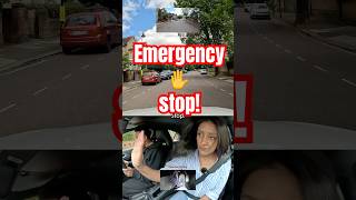 ALEX’s EMERGENCY STOP ✋ driving test fail emergency stop quick reaction car learn [upl. by Nsaj]