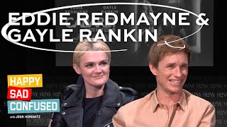 CABARETs Eddie Redmayne amp Gayle Rankin talk musical revival Tony nominations I Happy Sad Confused [upl. by Rramel]