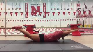 Nebraska Swimming Dryland Video [upl. by Tymes]