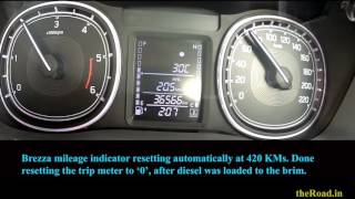 Vitara Brezza Mileage Resetting Automatically I char sau bees  420 [upl. by Eanert205]