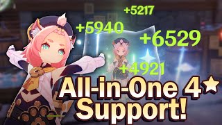 Flexible 4★ SUPPORT Updated DIONA GUIDE Best Build amp Gameplay Tips  Genshin Impact 22 [upl. by Rosario]