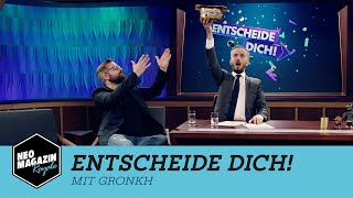 Entscheide dich mit Gronkh  NEO MAGAZIN ROYALE mit Jan Böhmermann  ZDFneo [upl. by Howenstein841]