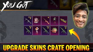 😍FREE GROZA SKIN IN BGMI amp UPGRADE SKINS CRATE OPENING ​⁠ParasOfficialYT [upl. by Scott]