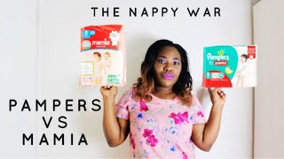 PRODUCT REVIEW THE NAPPY WAR  PAMPERS VS ALDIS MAMIA  MY RECOMMENDATION [upl. by Suoiluj]