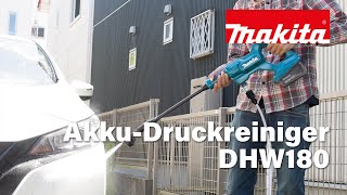 Makita AkkuDruckreiniger DHW180 [upl. by Ednalrim]