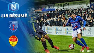 J18  US Concarneau  US Orléans 01 le résumé  National FFF 20212022 [upl. by Leann]