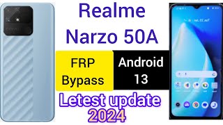 📲Realme naro 50A FRP bypass ✖️no pc computer📱 [upl. by Ennayelhsa]