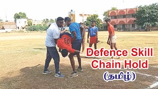 kabaddi skillspracticecorner chain hold [upl. by Mochun302]