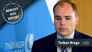 Torben Braga  AFD  Bericht aus Erfurt [upl. by Froh143]