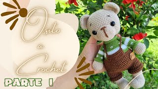 OSITO TEJIDO A CROCHET AMIGURUMI PASO A PASOPARTE I [upl. by Sheila61]