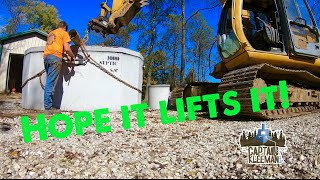 Homeowner Installs Septic System For YouTube Yacht Project  Tank and Field Bed [upl. by Dnomyar108]